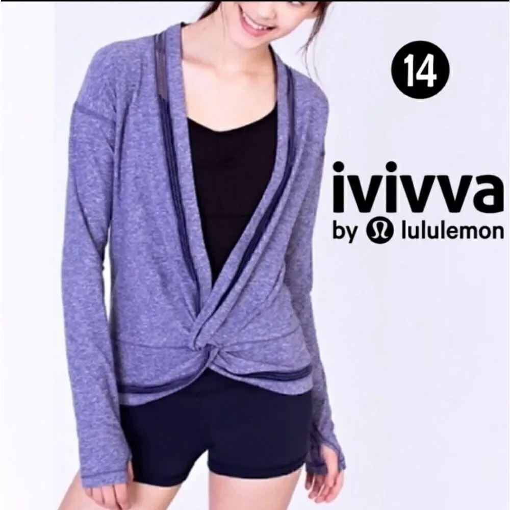 Ivivva Own The Move Twist Front Shrug size 14